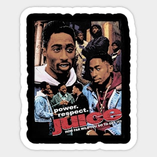 Juice Power Respect Sticker